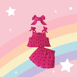 Baby Girl Co-Ord Pink Dress (9-12m)