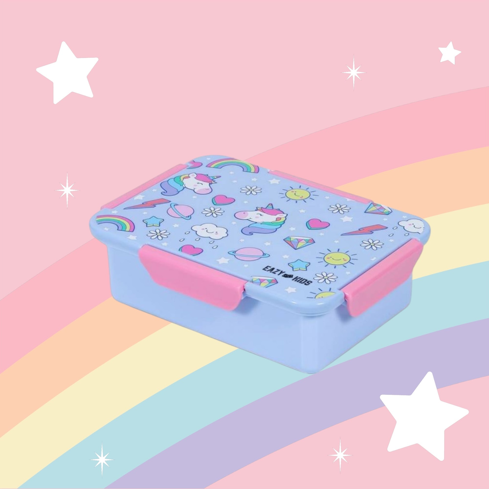 Eazy Kids Unicorn Bento Lunch Box