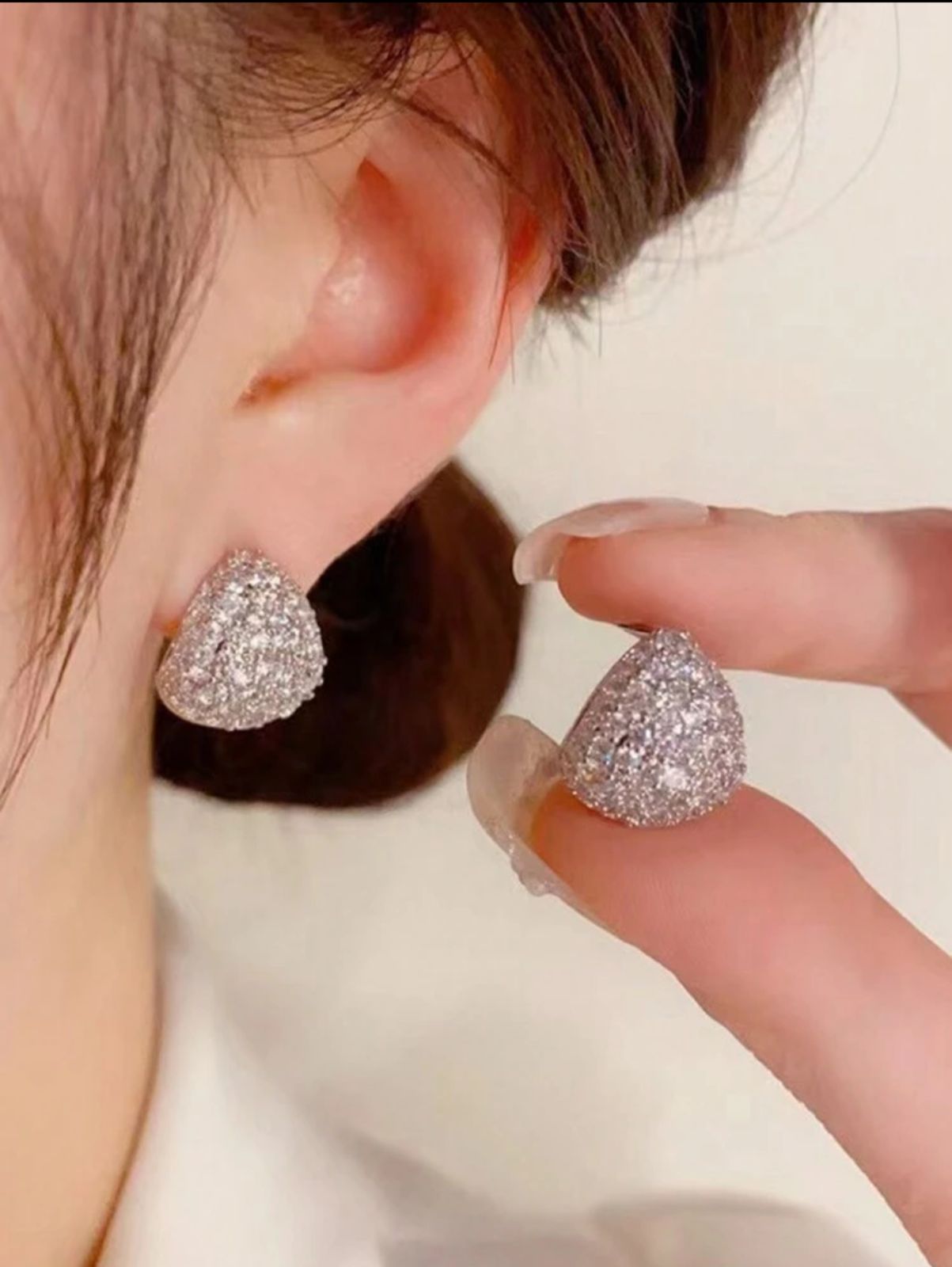 Radiant Sparkle Teardrop Earrings