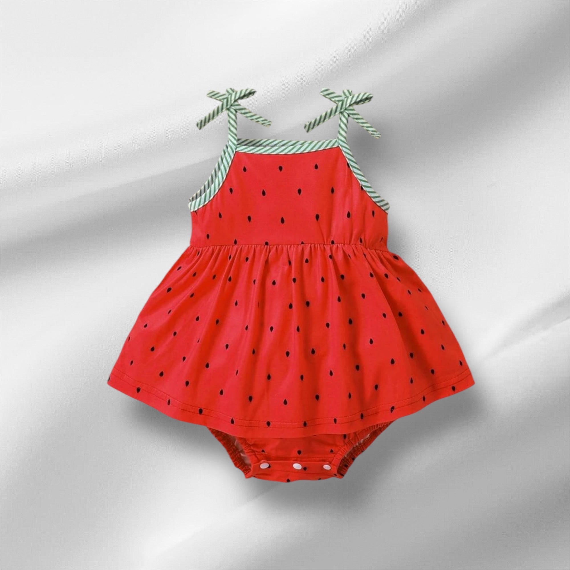 Baby Girl Watermelon Oneside  (6-9m) (9-12m)