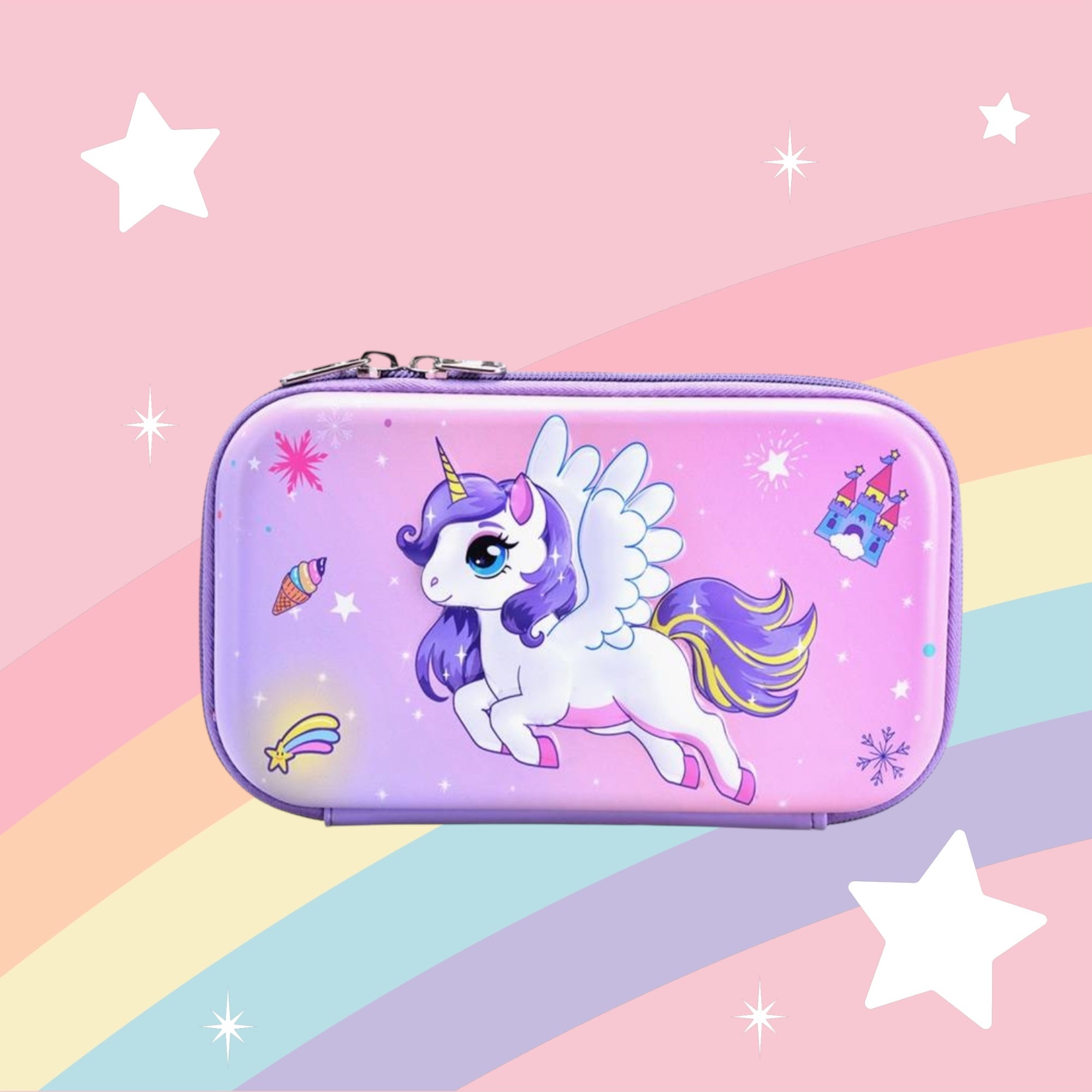 Eazy Kids Unicorn Pencil Pouch - XL