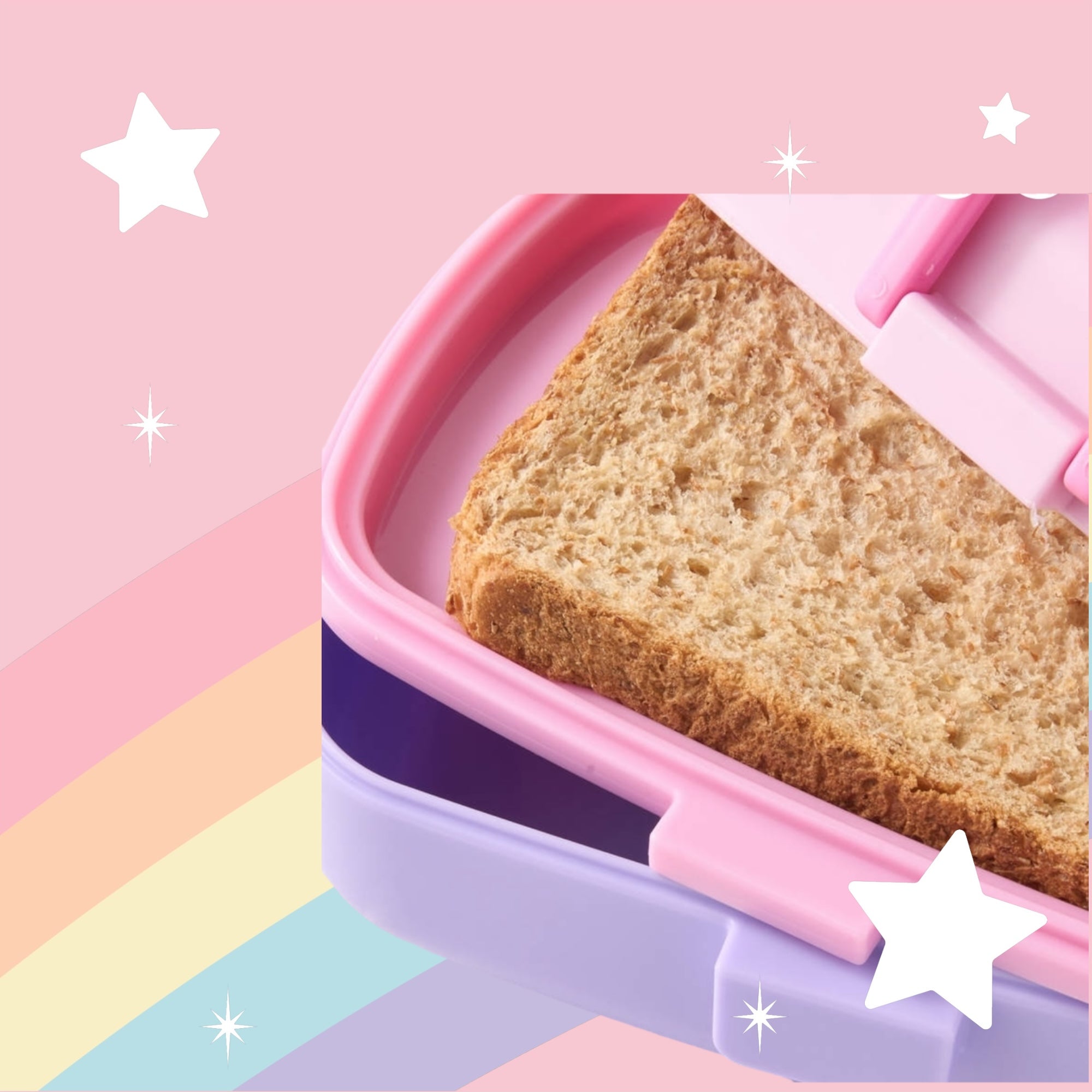 Minmie 2 Layers Lunch Box with Cutlery