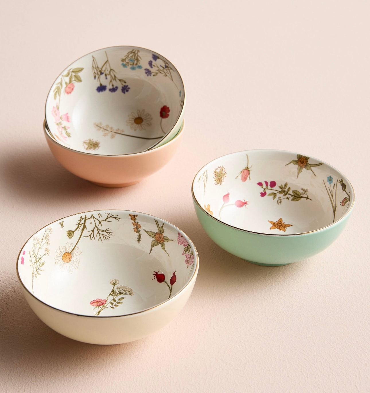 Garden Boho 4 pieces serving bowl set