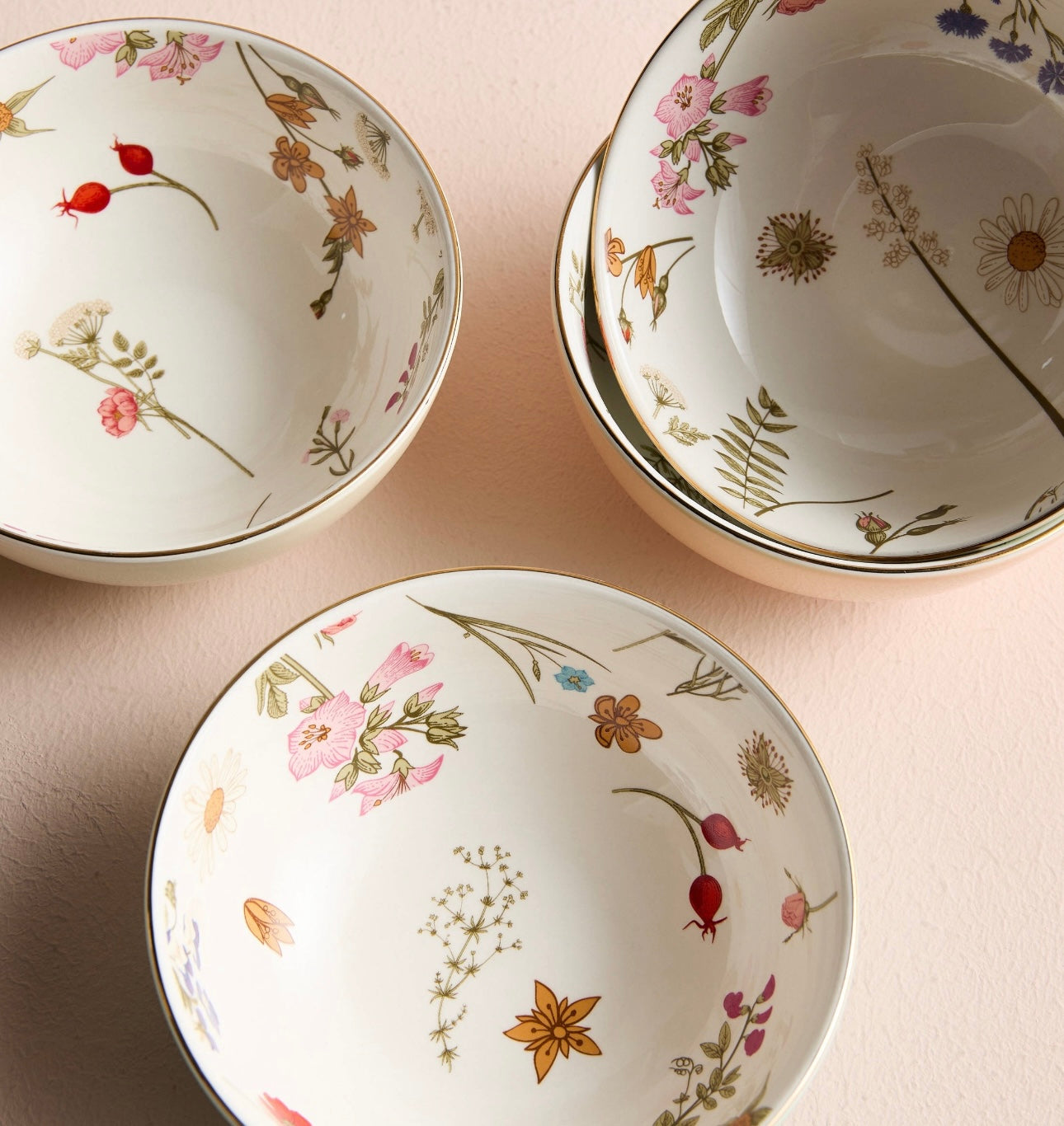 Garden Boho 4 pieces serving bowl set