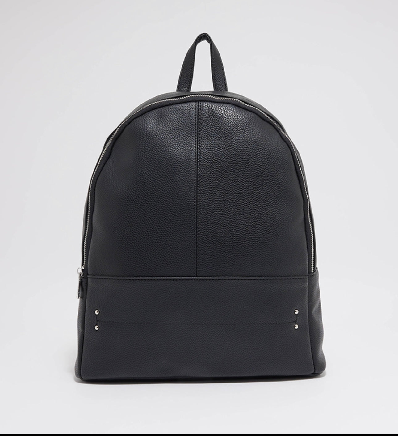 Tyra Solid Zippered Backpack