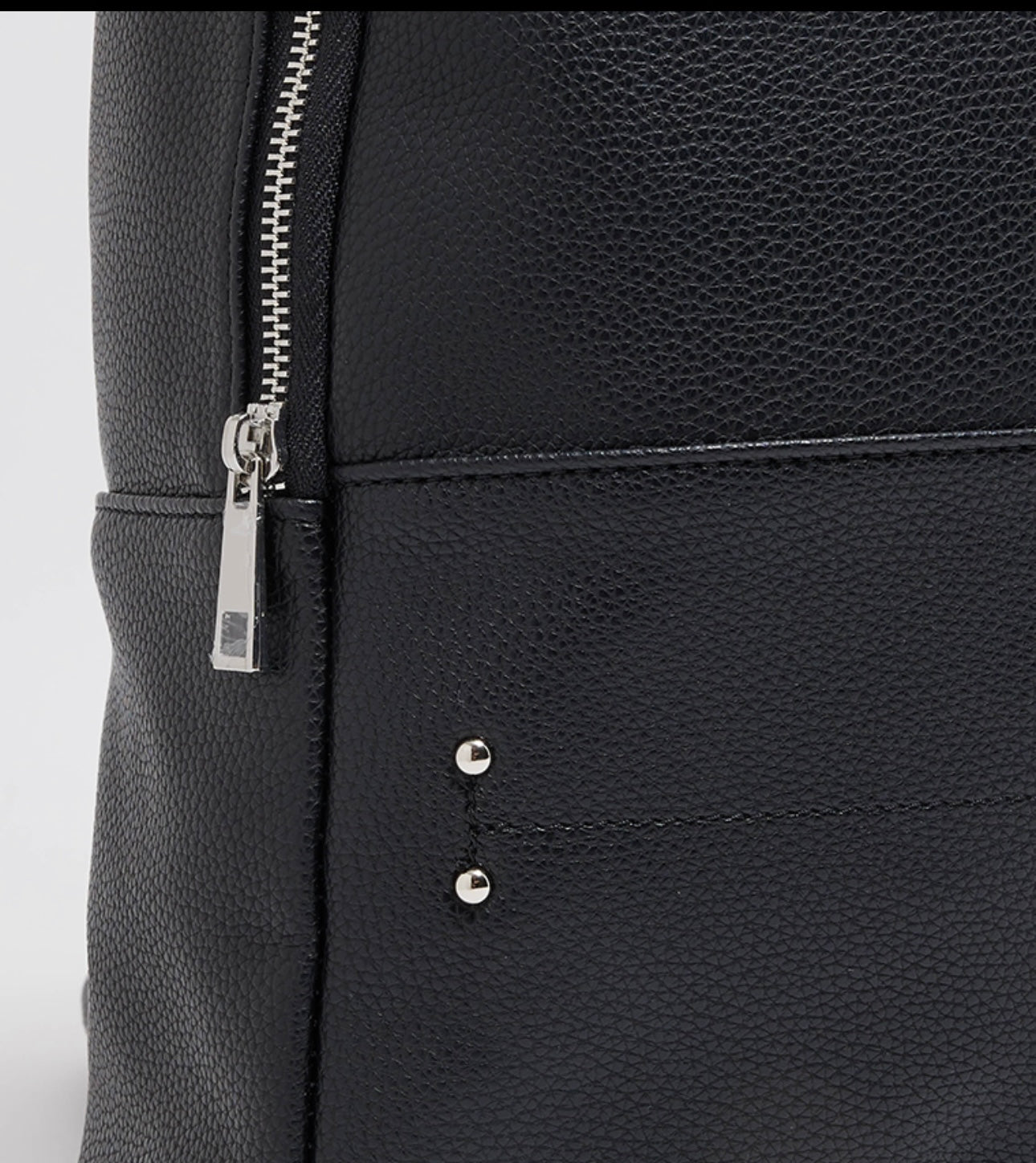 Tyra Solid Zippered Backpack