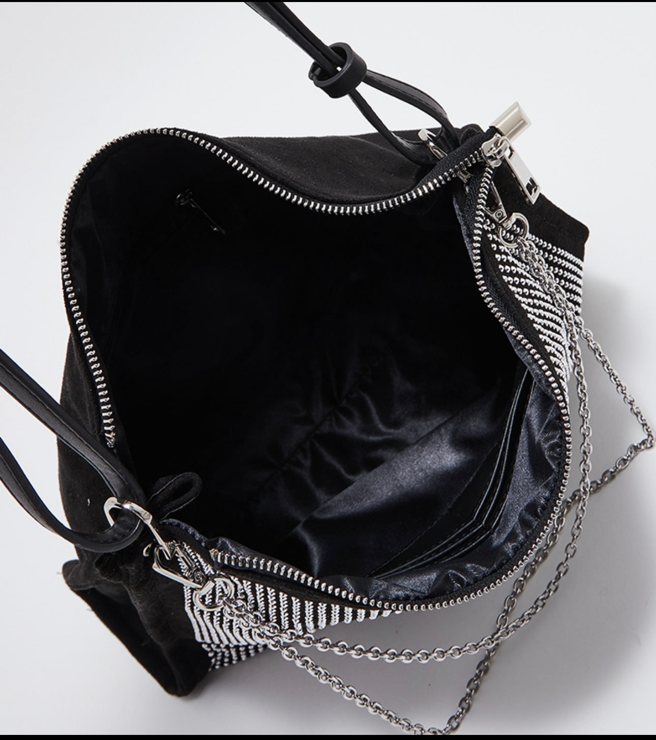 Tyra Stone Studded Shoulder Bag