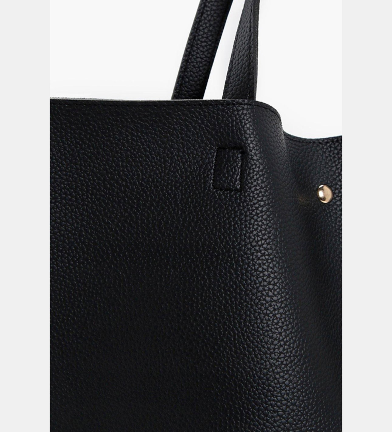 Boohoo Large Popper Tote Bag