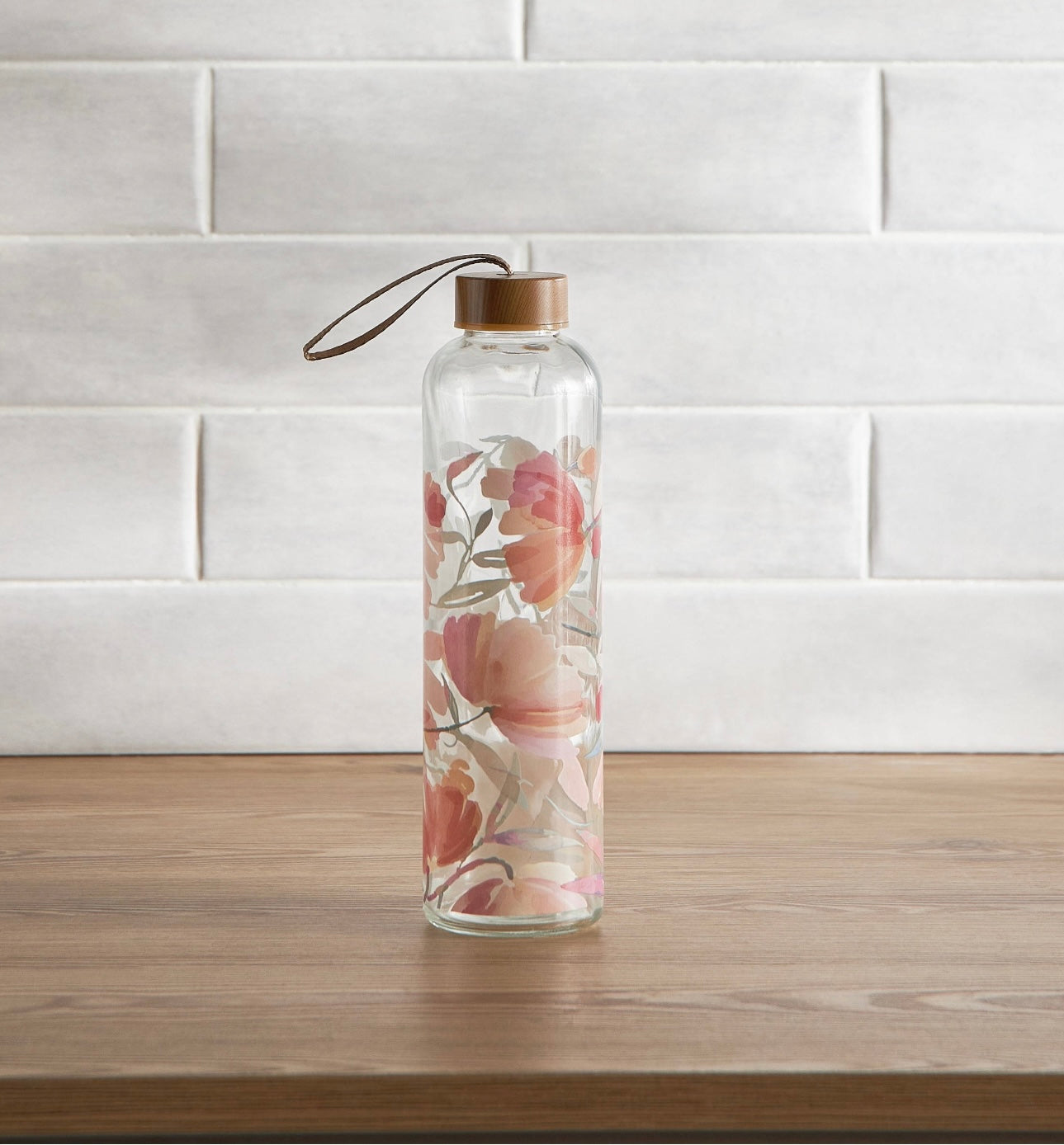 Equa Floral Water Bottle -600 ml